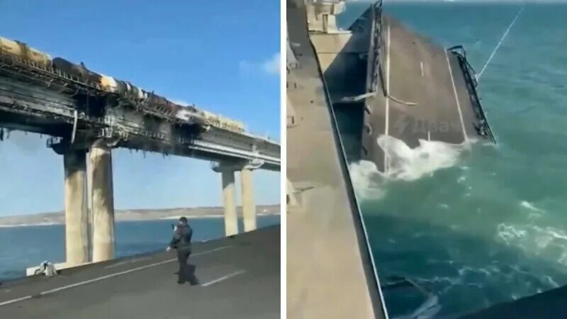 Пытались взорвать мост. Крымский мост взорвали 2025. керченский мост взорван. мост тамань керчь. взрыв крымского моста 2025.