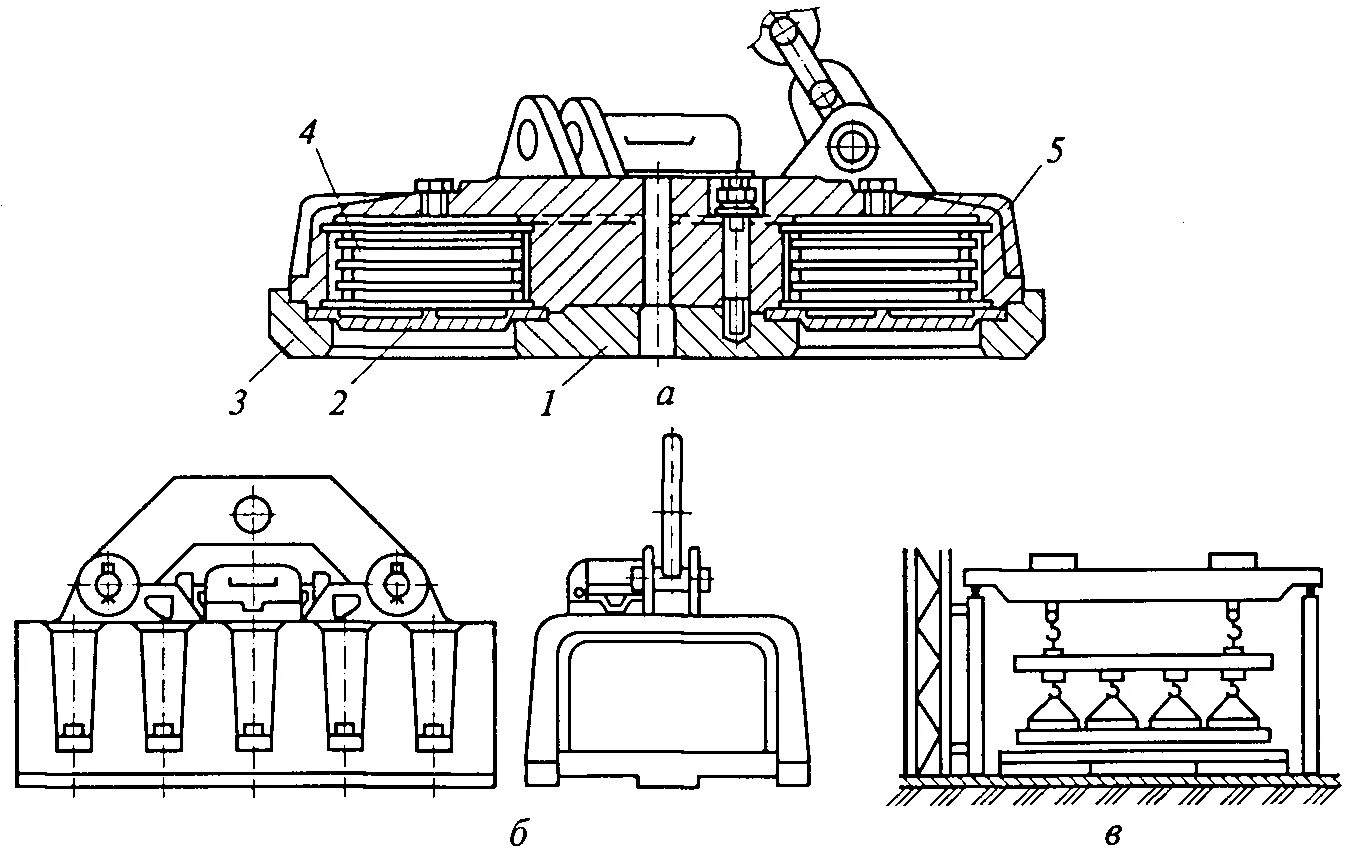 Магнитные грузозахватные приспособления. Электромагниты грузозахватные чертеж. Крановый подъемный электромагнит схема. Магнитный захват для металла схема. Управляемый захват