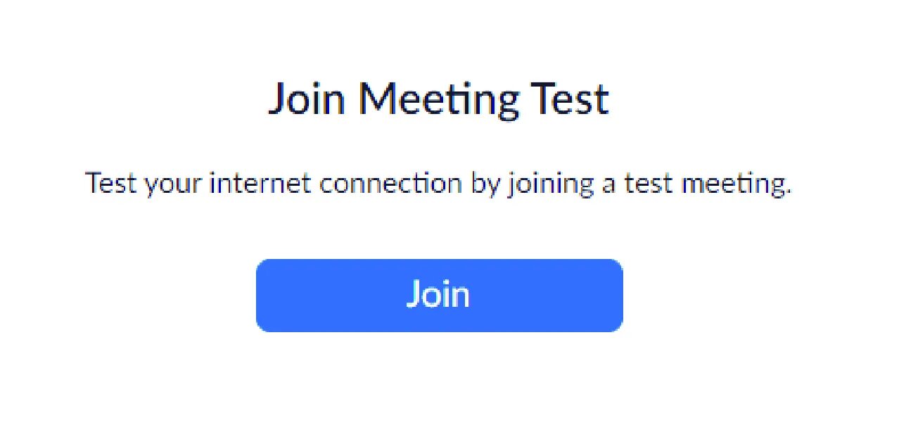 Click to join the meeting. Click open on the dialog shown by your browser. test your meet.