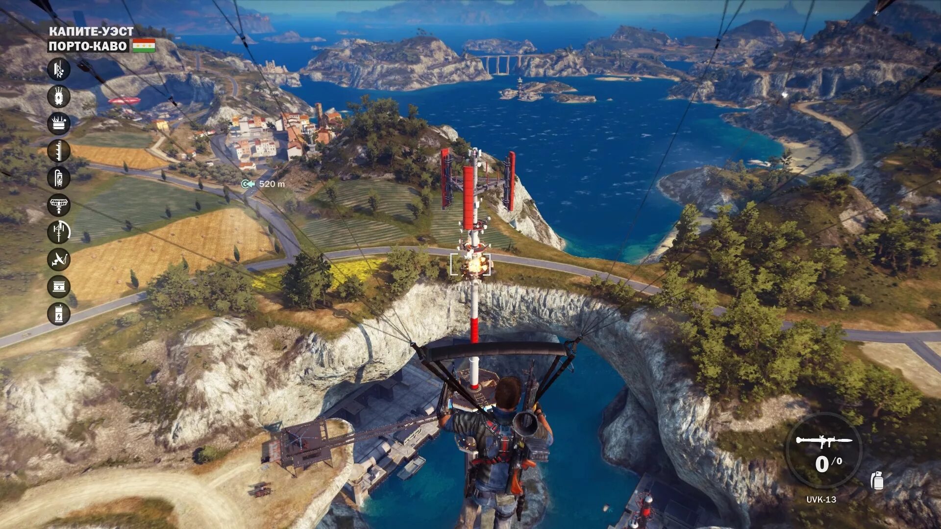 Джаст кос. Just cause 3. Just cause 3 города. База дронов just cause 3. Just cause 3 вышка.
