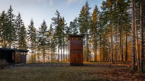 Built on a railway track, two-story Maxon Studio by Olson Kundig has workin...