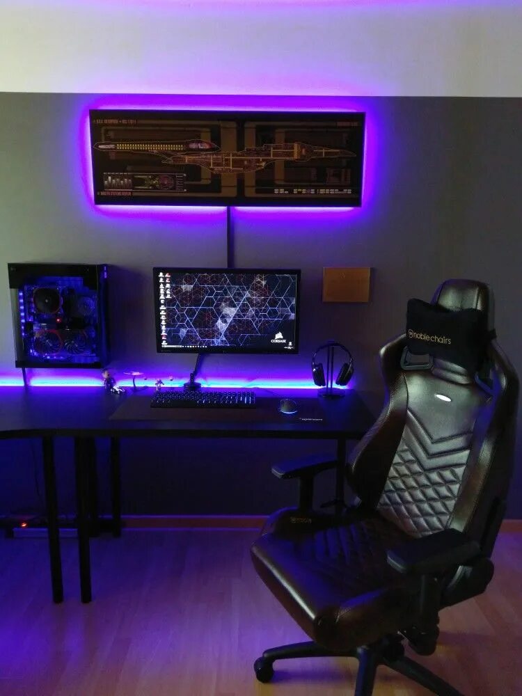 Custom setup. Комната геймера. pcsetup.