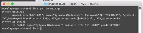 Golang input