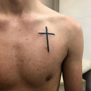 Крестик на теле