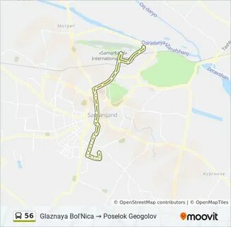 56 автобус екатеринбург маршрут на карте