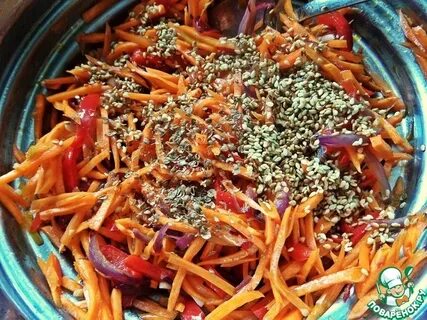 Морковь кунжут соевый соус