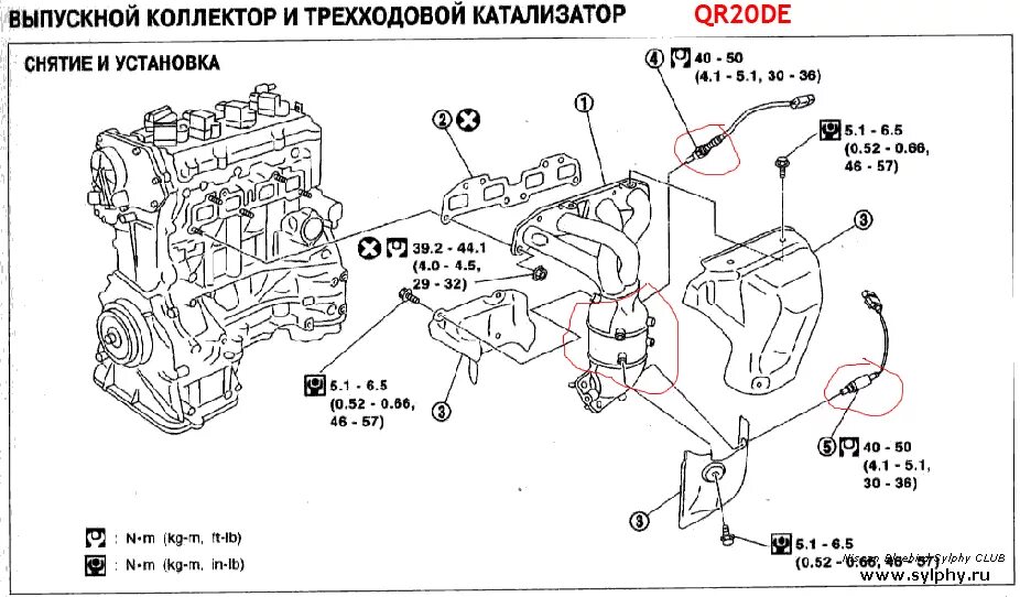 Расположение датчиков на двигателе qr20 Расположение датчиков на двигателе qr20