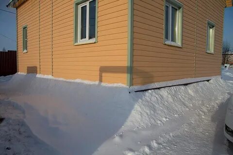 Утепляем снегом