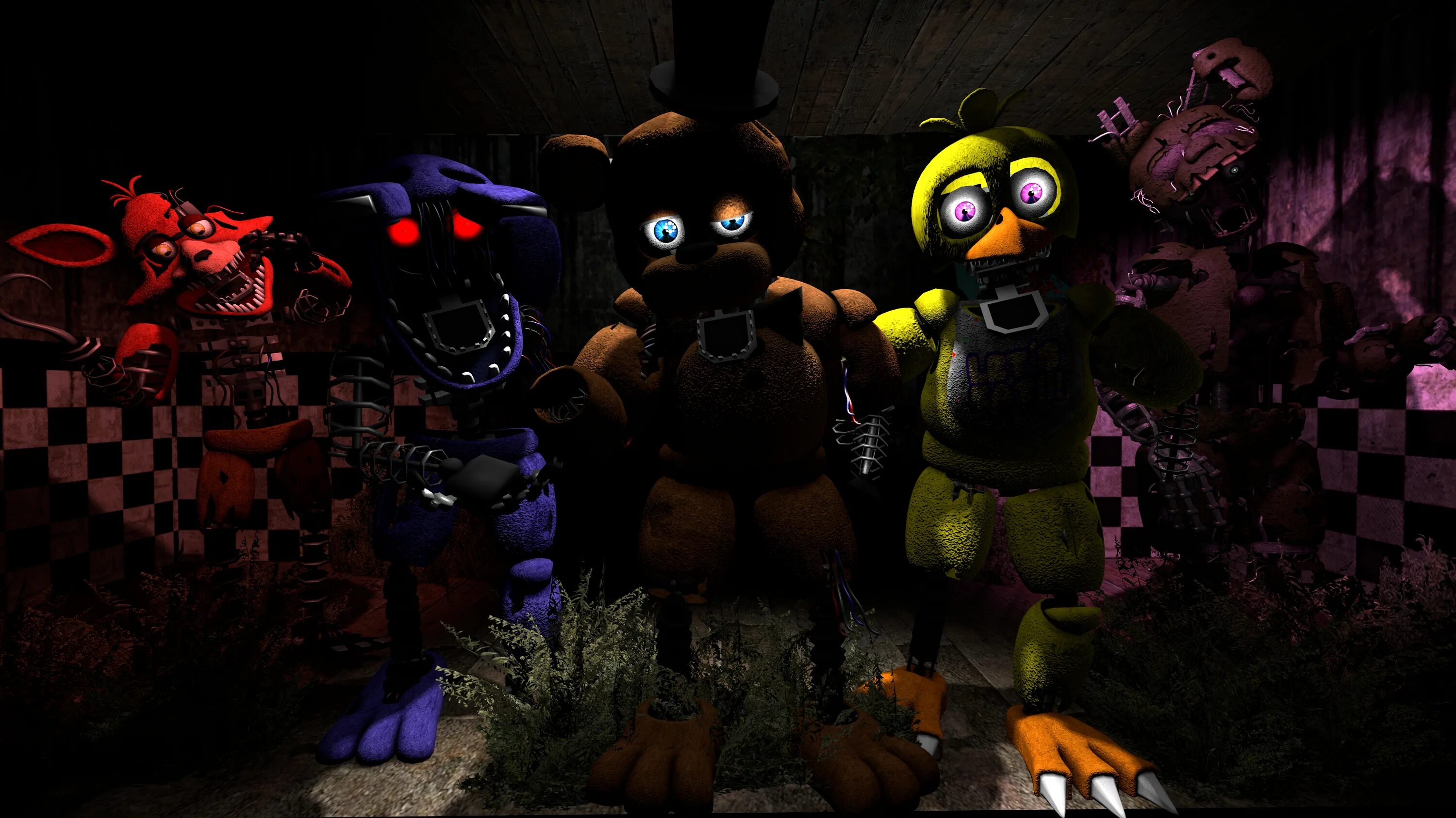 Фнаф 9 андроид мод. Fnaf ремейк. фнаф 1 ремейк. геймджолт фнаф. фнаф 10.
