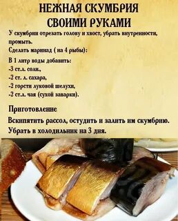 Рецепт как сделать скумбрию