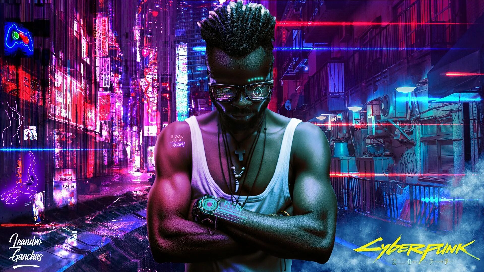 Cyberpunk 2077 очки неон. Фрэнк Ностра Cyberpunk 2077. Techno pc