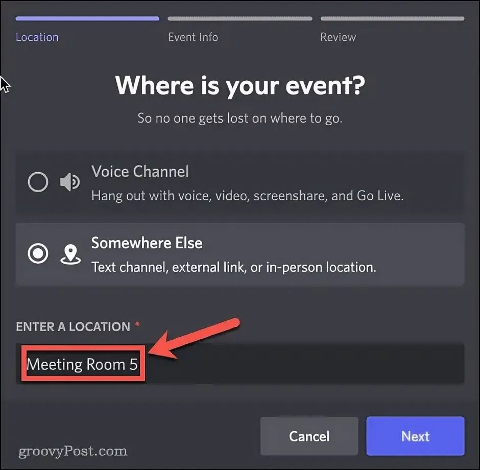 Discord event