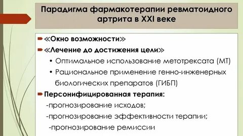 Эффективная фармакотерапия