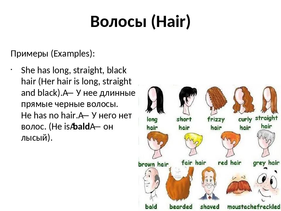 Описание человека на английском. Описание волос на английском. Внешность по английскому. Описаниеdjkjc на английском. Светлые волосы перевод на английский