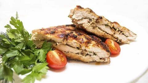 Слоеная куриная грудка