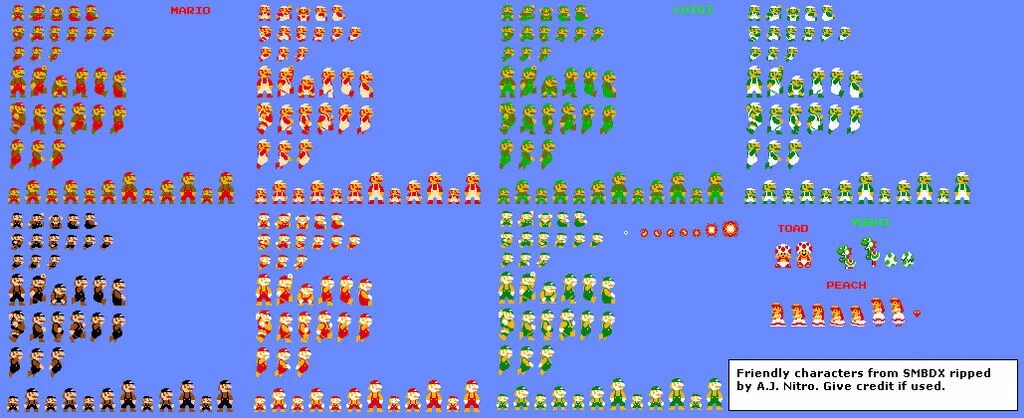 Super mario sprites. Спрайт лист для игры Марио. Super Mario Bros спрайты. Спрайт ходьбы Марио. Спрайты NES Марио.