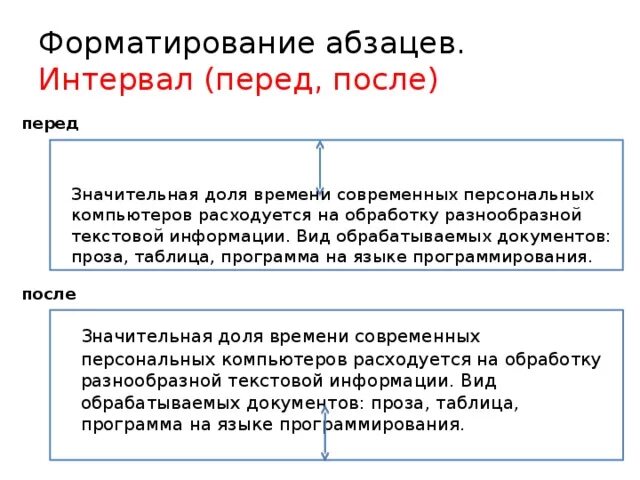 Что означает промежуток времени. Интервал перед и после абзаца. Интервал после абзаца. Расстояние перед абзацем. Отступы перед и после абзаца.