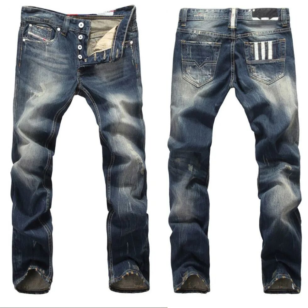 Buy 2015 Brand Men&#39;s Fashion Jeans,Blue Frayed Embroidery Patch Jeans Men,Re