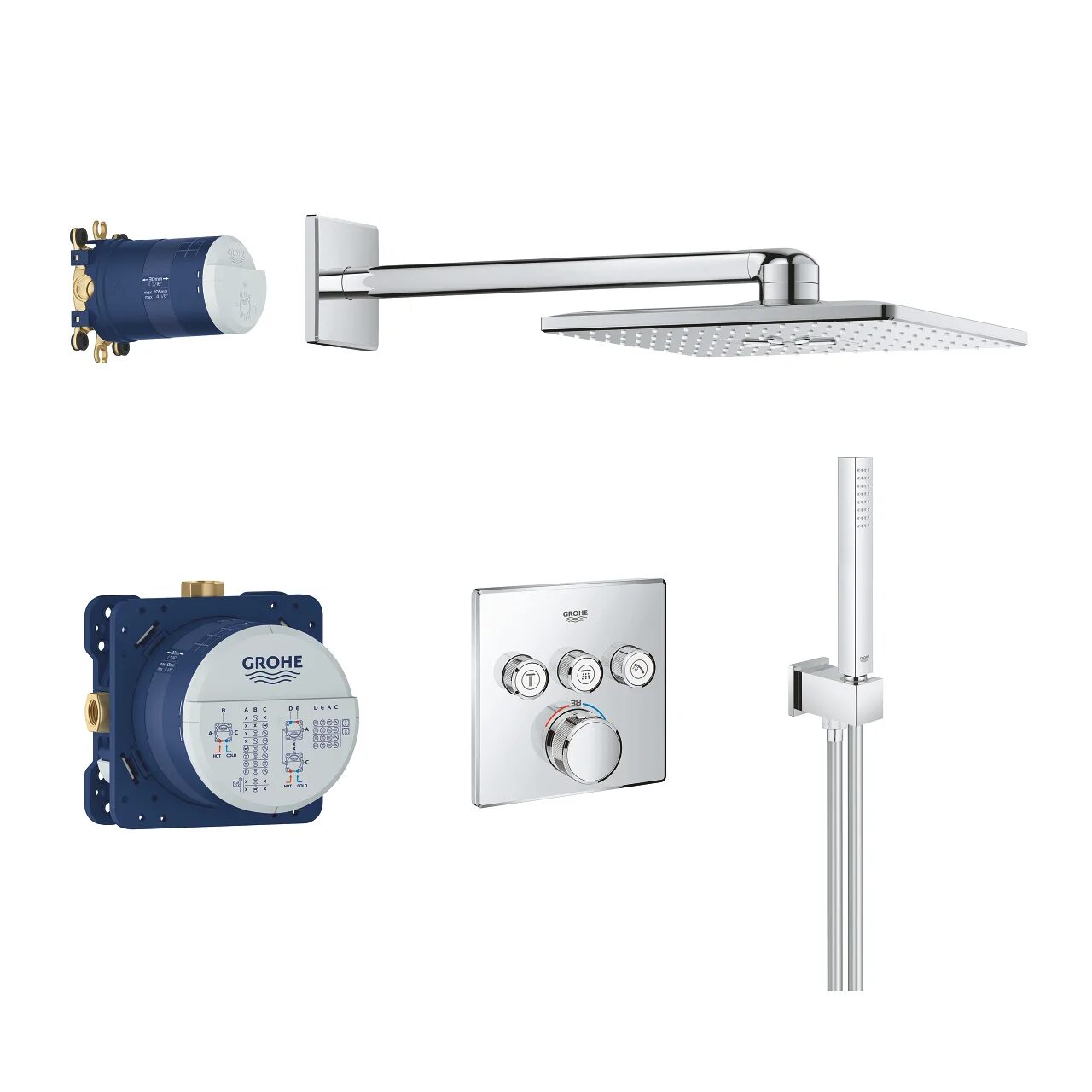 Grohe smartactive cube. Grohe grohtherm smartcontrol 34706000. душевая система grohe grohtherm smartcontrol. душевая система grohe smartcontrol 34712000. grohe smartcontrol термостат.
