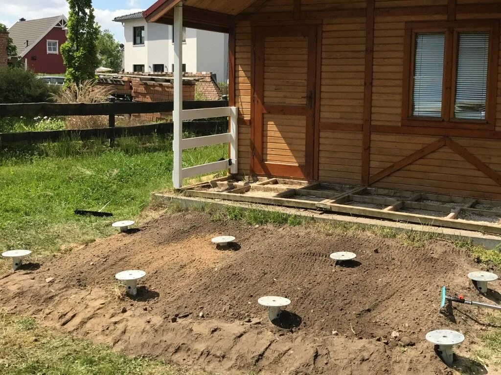 Поднимается грунт