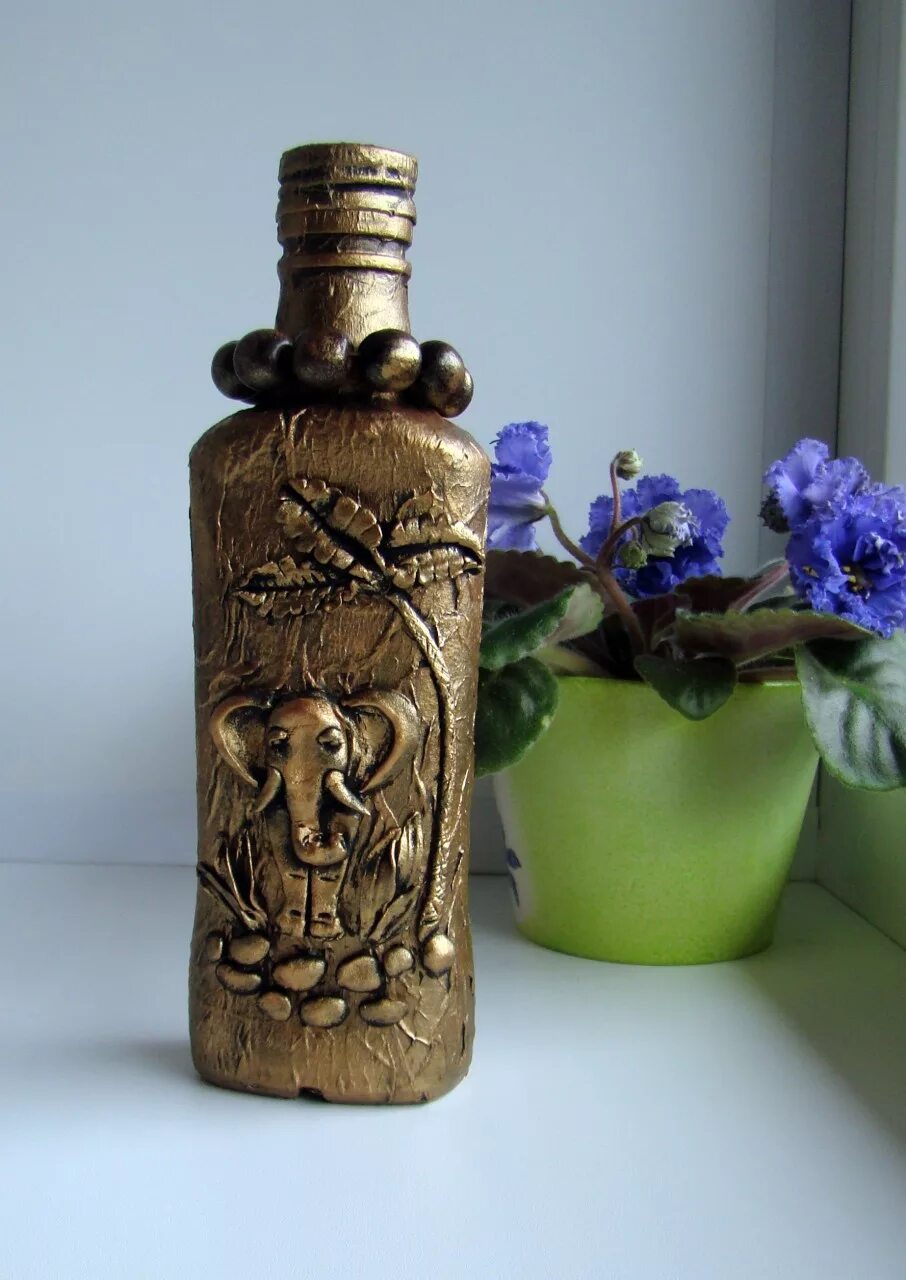 декупаж бутылок имитация камня. имитация бутылки. декорирование бутылок кожей. декор бутылок под камень. декор бутылок под камень.