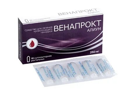 Венапрокт алиум суппозитории отзывы