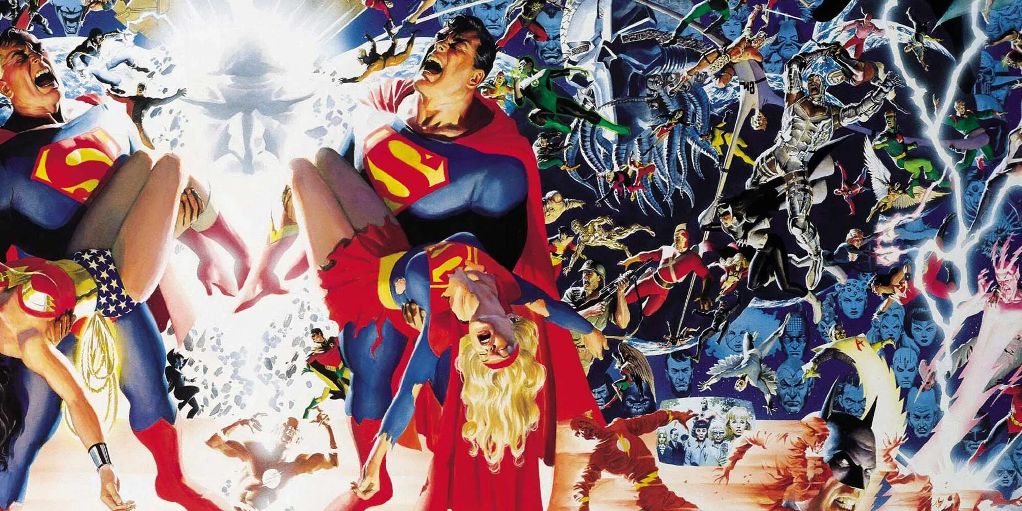 После бесконечных. Crisis on infinite earths comics. алекс росс кризис на бесконечных землях. кризис на бесконечных землях комикс. супермен дс комикс кризис на бесконечных землях.