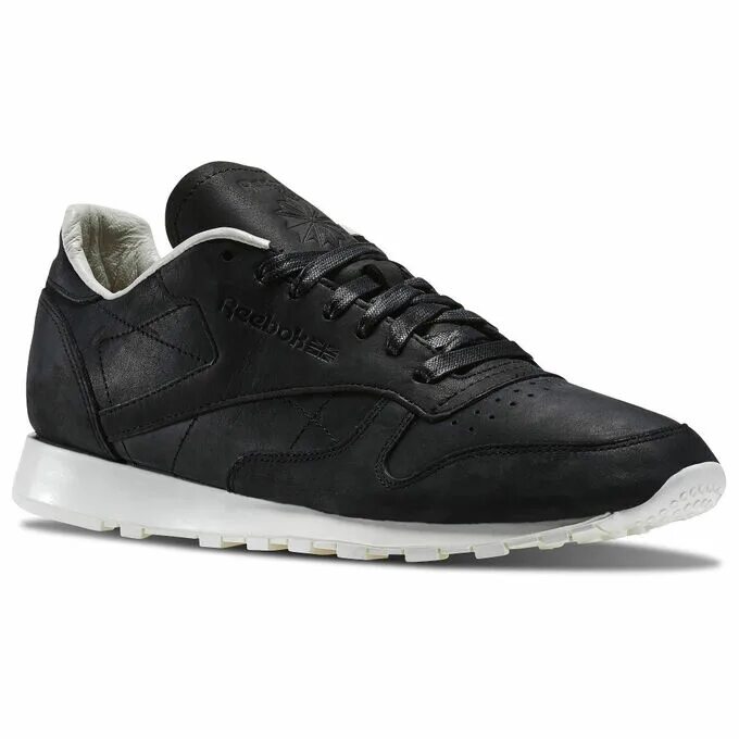 Кроссовка черный reebok мужские. Кроссовки Reebok Classic Leather Lux pw v68685. Reebok Classic Leather Lux Black. Reebok Classic Leather Black. Reebok CL Lthr Lux pw.