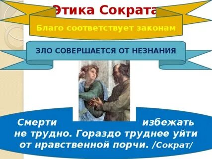 Суть этического рационализма сократа