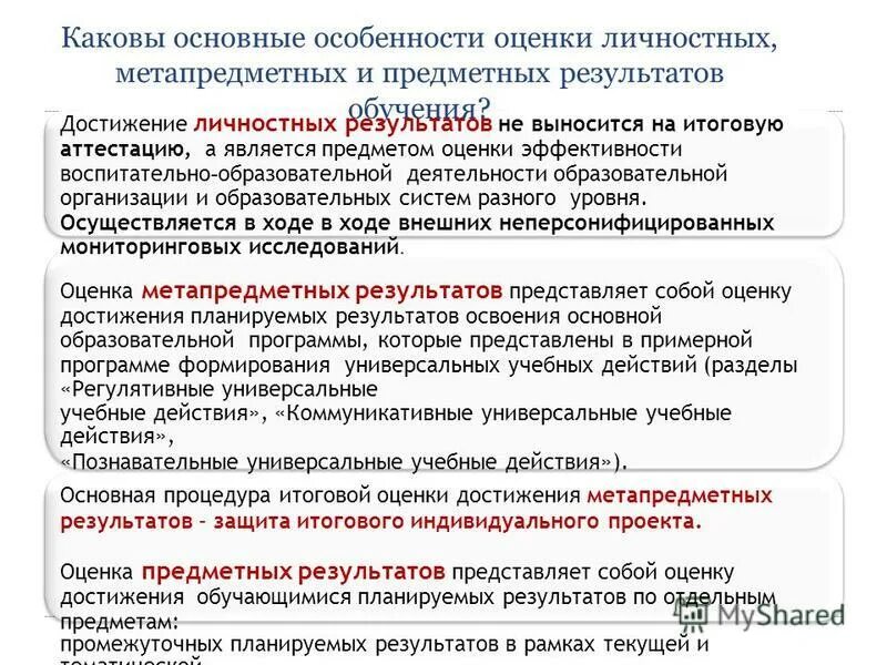Достижение личностных и метапредметных результатов. Достижение личностных и метапредметных результатов