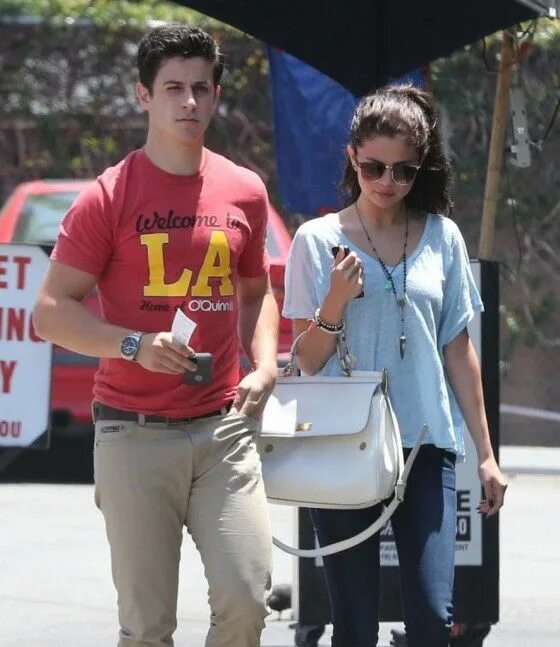 January 21: Selena on the set of "The Revised Fundamentals of Caregiving" in Atl