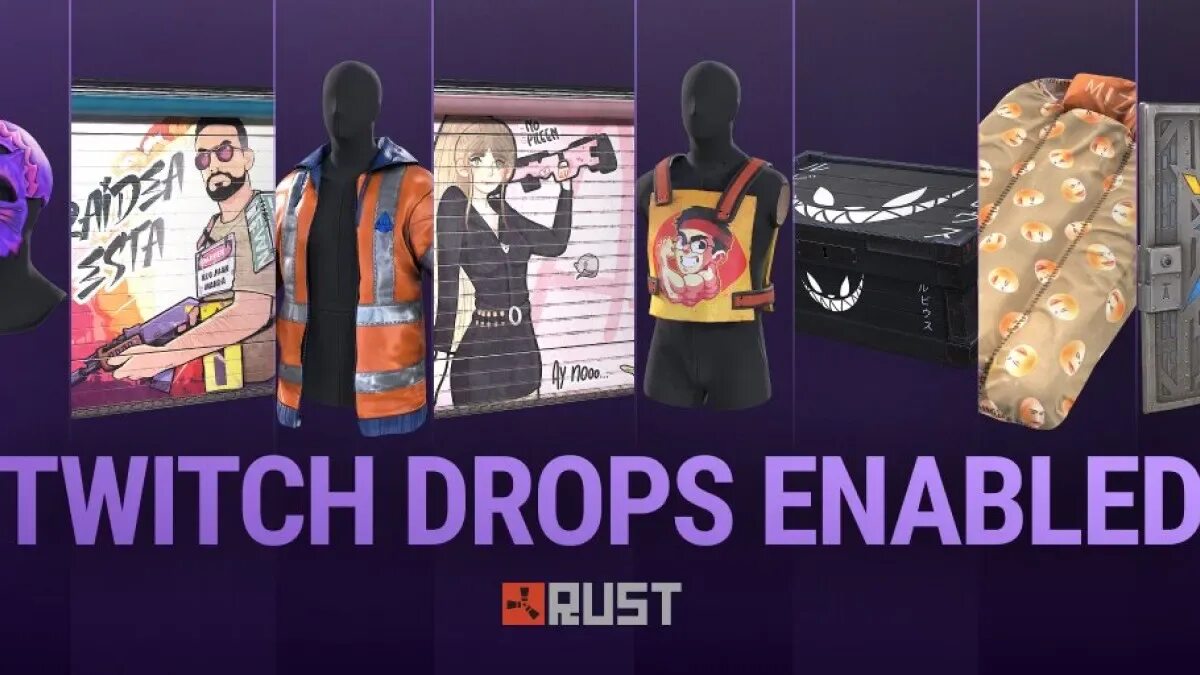 Не пришли twitch drops rust. Раст дропс. твич дропс. twitch drops раст. твич фейспанч дропс.