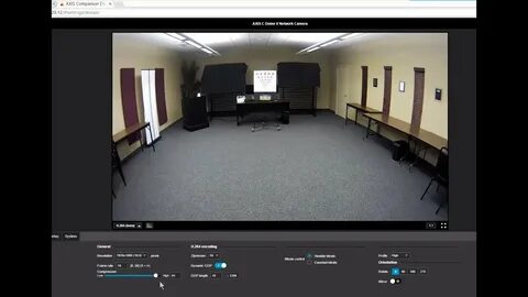 Интерфейс веб камеры