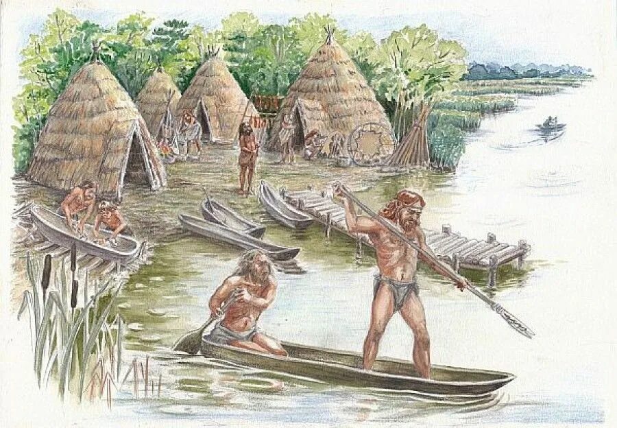 Торговля в каменном веке. Древние плоты. Плот первобытных людей. Плот и лодка первобытных людей. Лодки древних людей.
