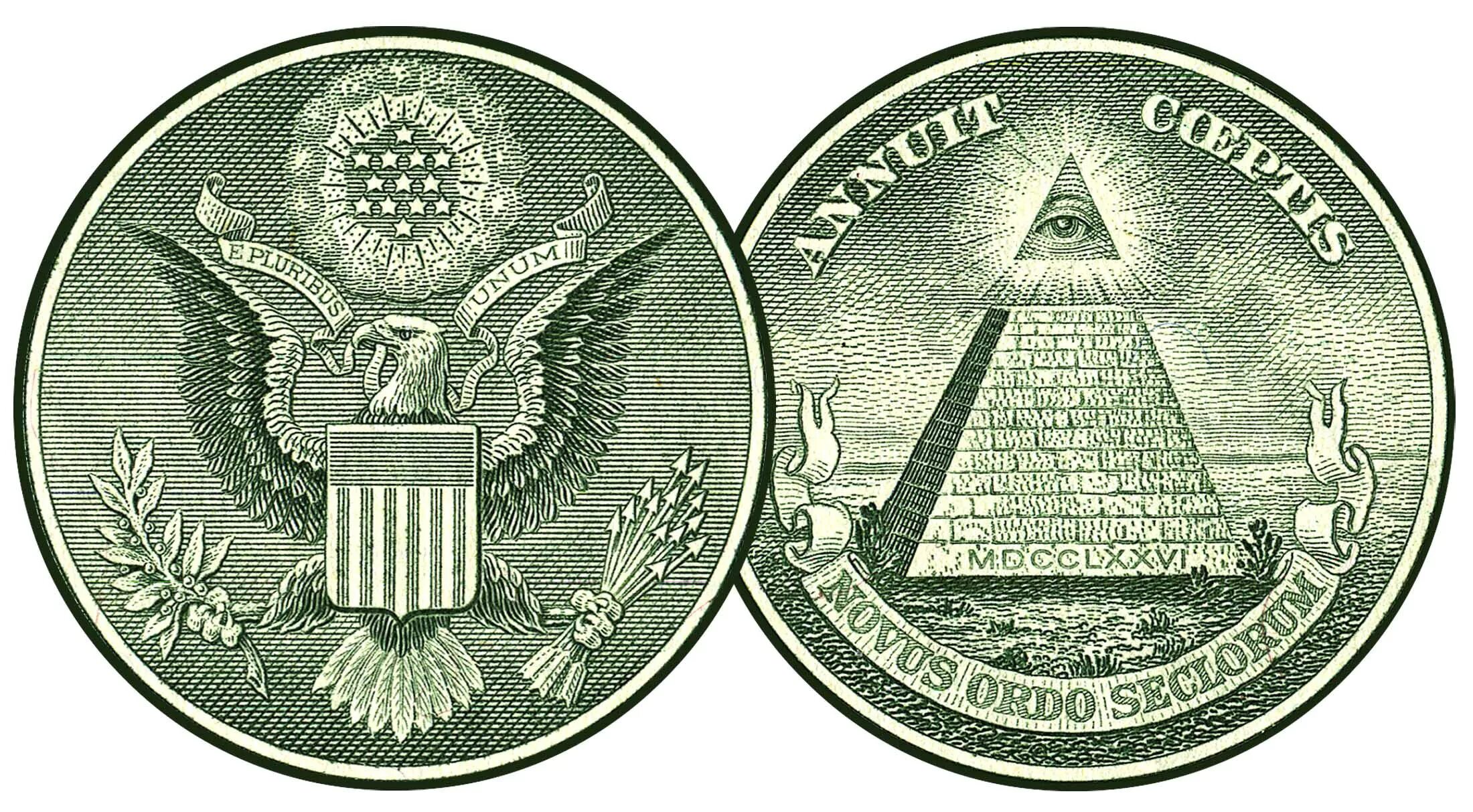 Монета Novus Ordo Seclorum. Annuit Coeptis Novus Ordo. Novus Ordo Seclorum пирамида. Annuit Coeptis. Novus Ordo Seclorum; MDCCLXXVI.