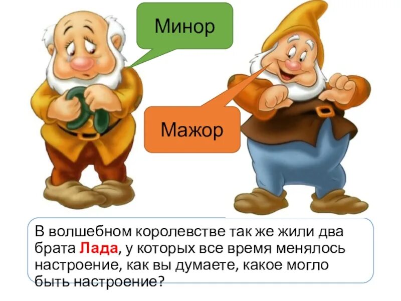 Отличие минора от мажора