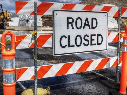 Road closed