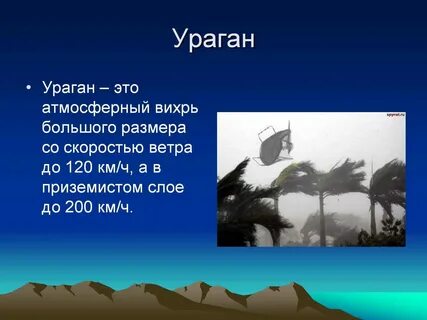 Ураган понятие и определение