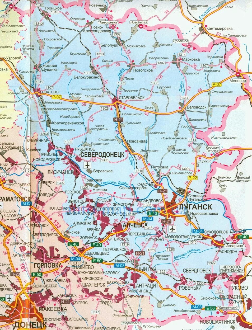 Где находится луганская область. Карта дорог луганской области подробная. карта луганской области подробная. карта автомобильных дорог луганской обл. луганская обл карта подробная с городами и поселками.