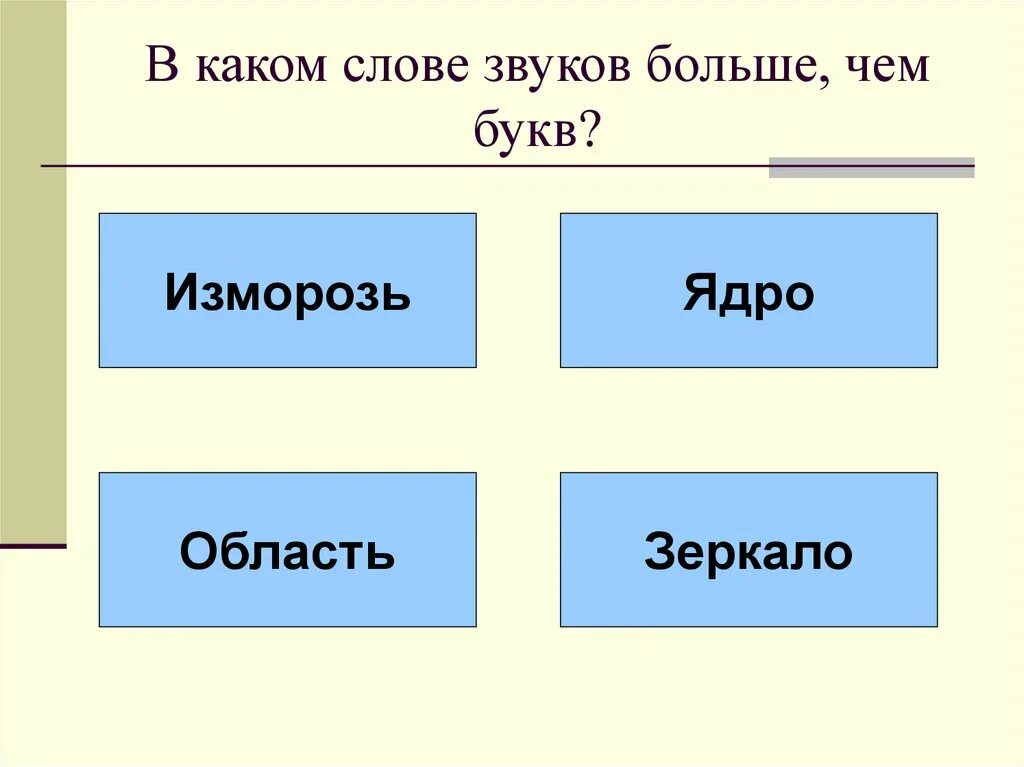 Слова в которых звуков больше. Звуков больше чем букв. Звуков больше чем букв в слове. В каких словах букв больше чем звуков. Слова в которых букв больше чем звуков 2 класс.