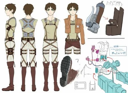 Снаряжение Aot Cosplay, Steampunk, Eremika, Attack On Titan Art, Anatomy Re...