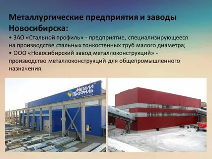 Какие товары производятся в новосибирской