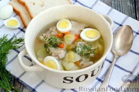 Суп с горошком консервированным и сыром