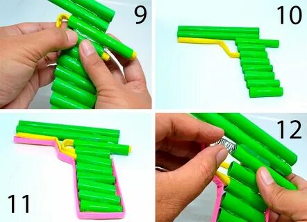 Цифра из трубочек