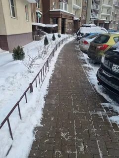 Тротуар зимой