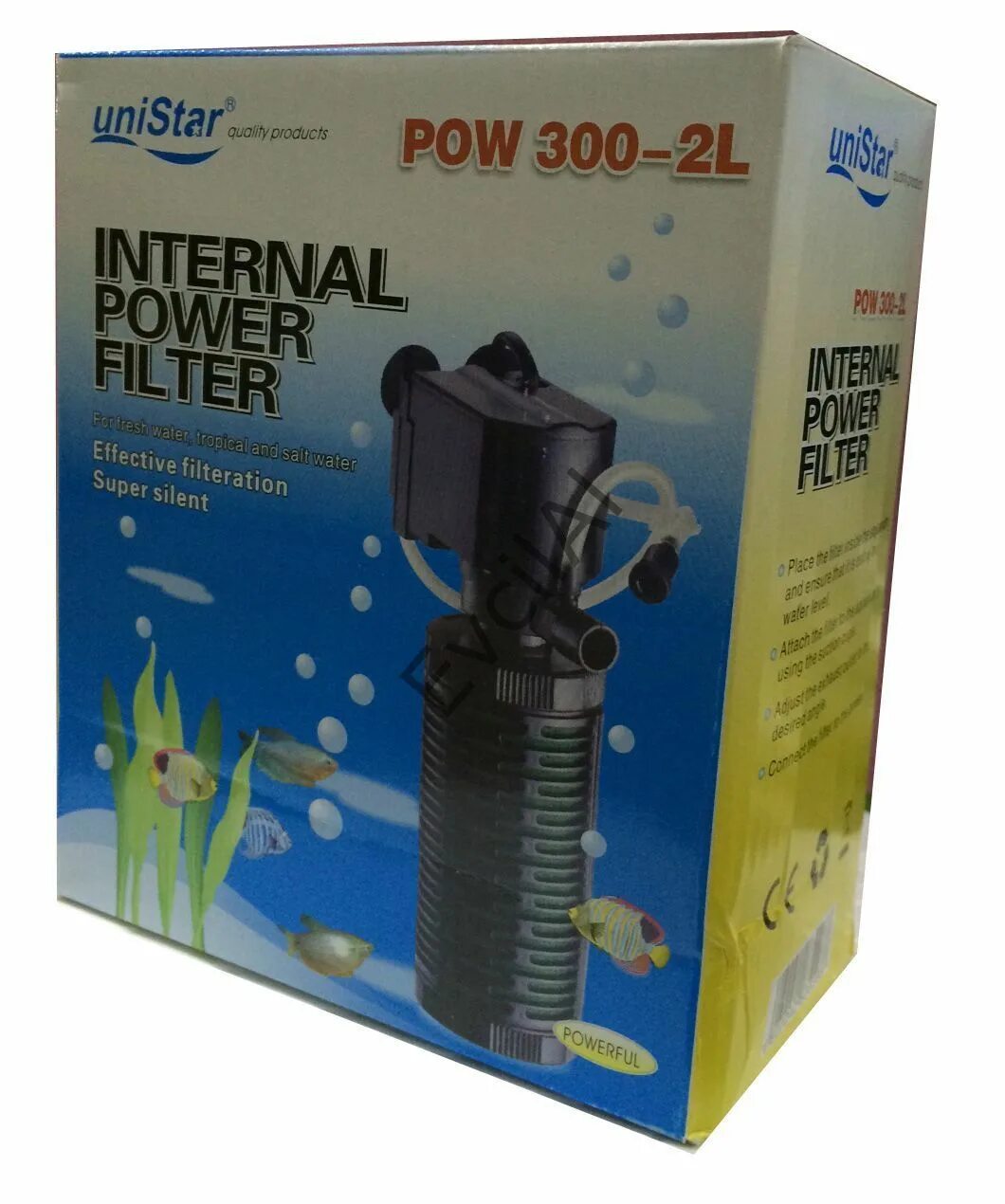 Internal power. Фильтр Pow 300-2l. Фильтр Юнистар Pow 300-2. Resun Unistar Pow 300. Unistar фильтр для аквариума Pow 300-2l.