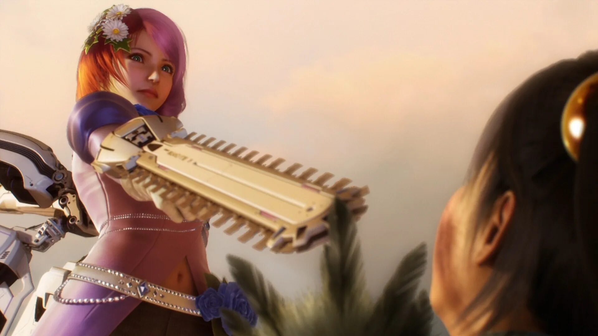 Алиса пятью пять. Алиса теккен. tekken 5 алиса. алиса босконович с бензопилами. алиса из теккен 6 с бензопилами.