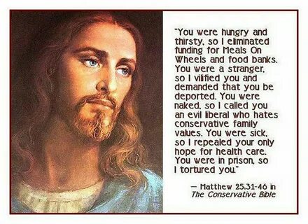 Re-post of a favorite: Republican Jesus speaks.