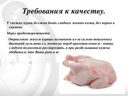 Характеристика мяса курицы