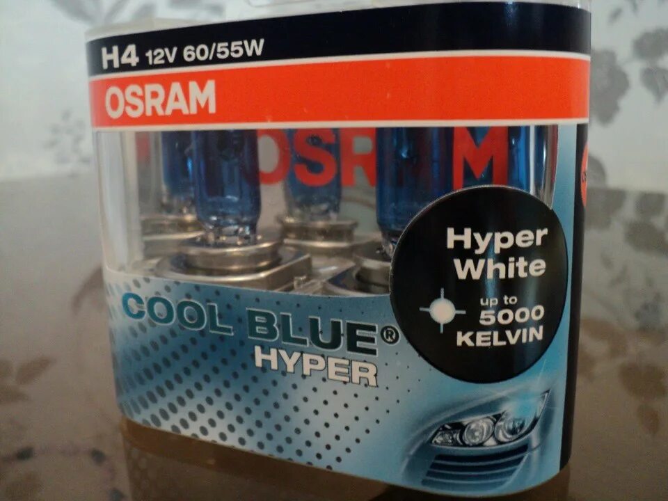 Osram h4 12v 60 55w p43t. Осрам кул Блю h4 5000 артикул. H4 Osram 5000. Osram h4 Hyper White. Osram cool Blue Hyper 5000k.